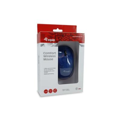 Mouse Equip Wireless Comfort Mouse 1200dpi Color Azul