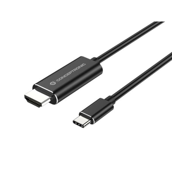 Cable Usb-c Macho A Hdmi Macho 2m 4k Conceptronic Abby04b