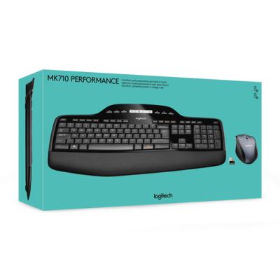 Teclado Logitech Wireless Desktop Mk710 Us Int Unifying P/n: