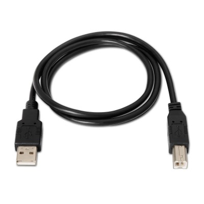 Cable USB 2.0 Impresora Aisens A101-0008/ USB Tipo-B Macho -