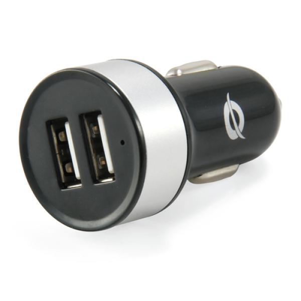 Cargador De Coche Conceptronic 5v 2xusb Para Coche 12/24v C05-219