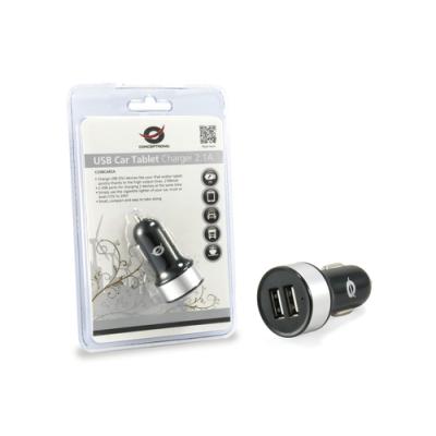 Cargador De Coche Conceptronic 5v 2xusb Para Coche 12/24v