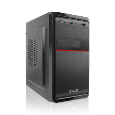 Caja Minitorre Tooq Tqc-4745du3c-b Matx 500w 2xusb3.0 Lector T.