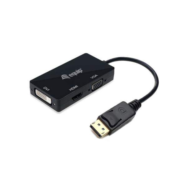 Adaptador Displayport A Vga / Hdmi / Dvi Equip 133441