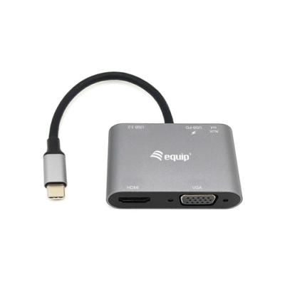 Docking Usb-c Equip 133483 A 1xhdmi 4k 1xvga 1xusb-a 3.0