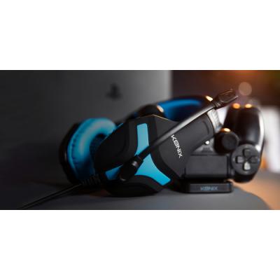 Pack Gamer Konix Ps4 Headset Gaming + Base De Carga Dual +