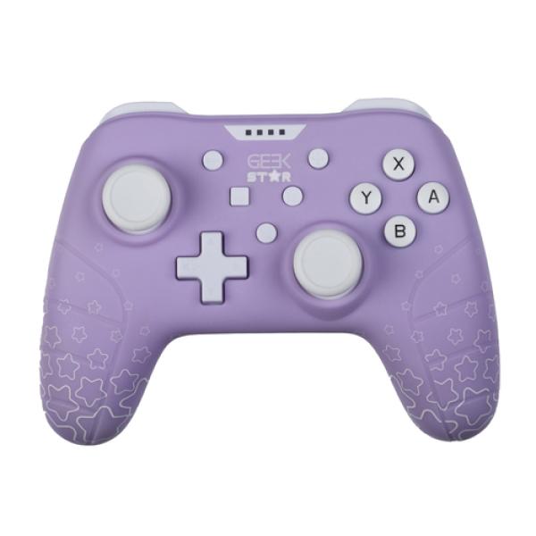 Gamepad Konix Geek Girl Amethyst Cable 3m Compatible Con Pc Y Switch Color Lila Kx-gs-sw-pad-ame