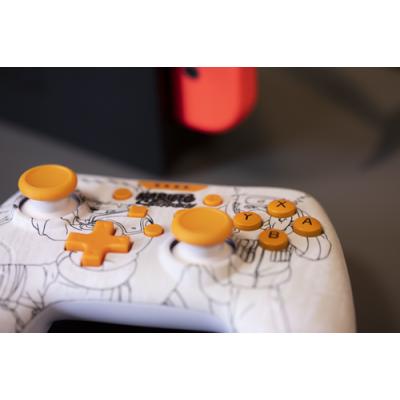 Gamepad Konix Switch Naruto Cable 3m Compatible Con Pc Color