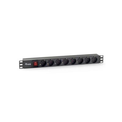 Regleta Alimentacion Rack 19" 1u 8 Tomas Con Interruptor