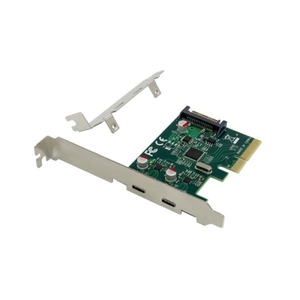 Controladora Pcie Conceptronic Emrick07g Pcie X4 2 Puertos Usb 3.2 Gen2 (2xusb-c)