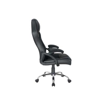 Silla De Oficina Ergonomica Equip Color Negro Recubrimiento Pu