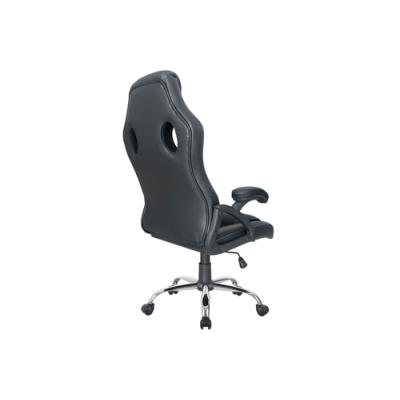 Silla De Oficina Ergonomica Equip Color Negro Recubrimiento Pu