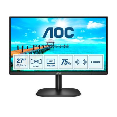 Monitor 27" Hdmi Vga Aoc 27b2am Fhd 1920x1080 75hz 4ms