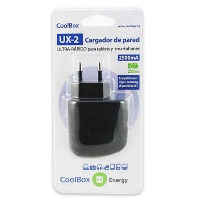 Cargador De Pared Coolbox 2xusb 2500ma