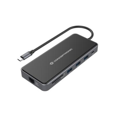 Docking Usb-c Conceptronic Donn15g 2xhdmi 1xvga 1xusb-c 2xusb-a