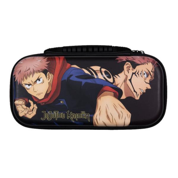 Funda Konix Switch Jujutsu Kaisen Compatible Con Switch Y Version Lite Red Para Amacenaje Color Negra