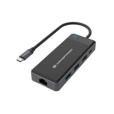 Docking Usb-c Conceptronic Donn14g A 2xhdmi 1xusb-c Pd 100w