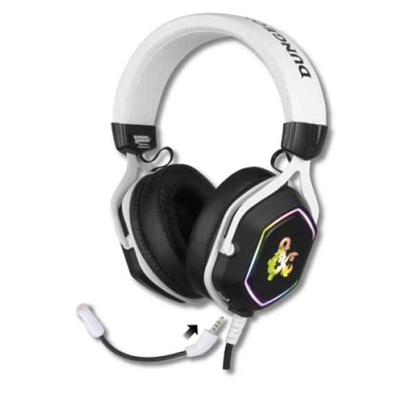 Headset Konix Dungeons And Dragons 7.1 Rainbow Micro Flexible Multiplataforma Kx-dnd-gh-rbw-pc