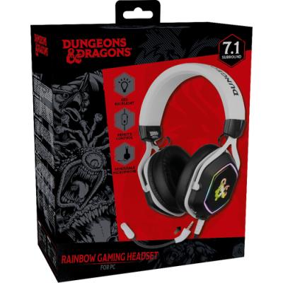 Headset Konix Dungeons And Dragons 7.1 Rainbow Micro Flexible