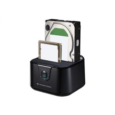 Docking Station Conceptronic Donn12b Dual 2,5"/3,5" Sata Usb-c