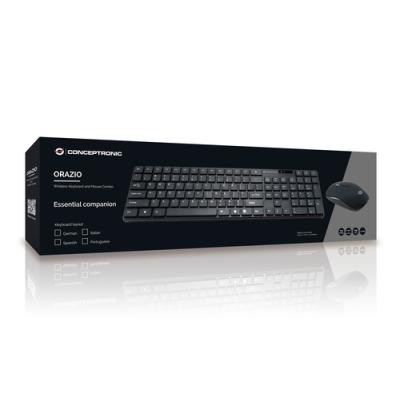 Pack Teclado Y Mouse Wireless Conceptronic Orazio Aleman