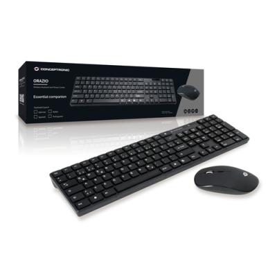 Pack Teclado Y Mouse Wireless Conceptronic Orazio Aleman