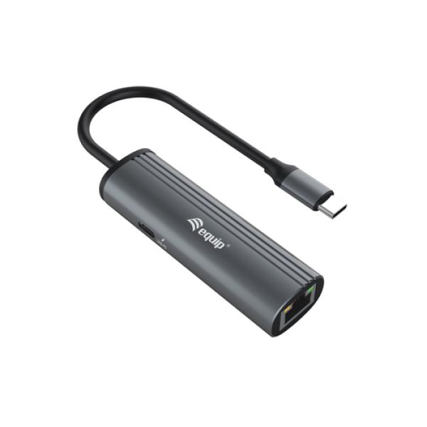 Adaptador Usb-c Equip 133486 A 1xusb-c Pd 100w 1x1gb Rj45 Wakeonlan