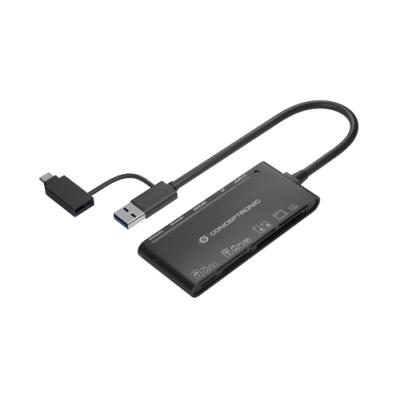 Card Reader Externo Usb-c/ Usb-a 7en1 Conceptronic Bian03b Usb