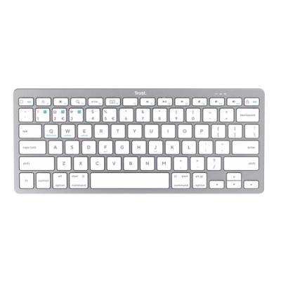 Teclado Trust Basics Bluetooth Ultrafino Para Pc, Tableta Y