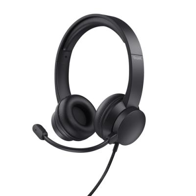 Headset Trust Rydo On Ear Usb Microfono Incorporado - Cable