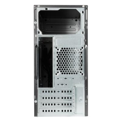 Caja Micro Atx Unyka Aero C11 Black Frontal Con Efecto Aluminio