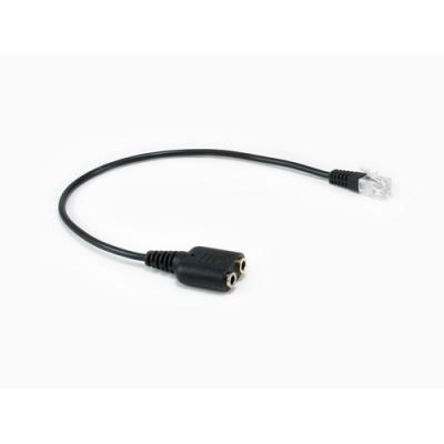 Adaptador Rj9 A 3.5mm Para Conexion De Headsets A Telefono Equip