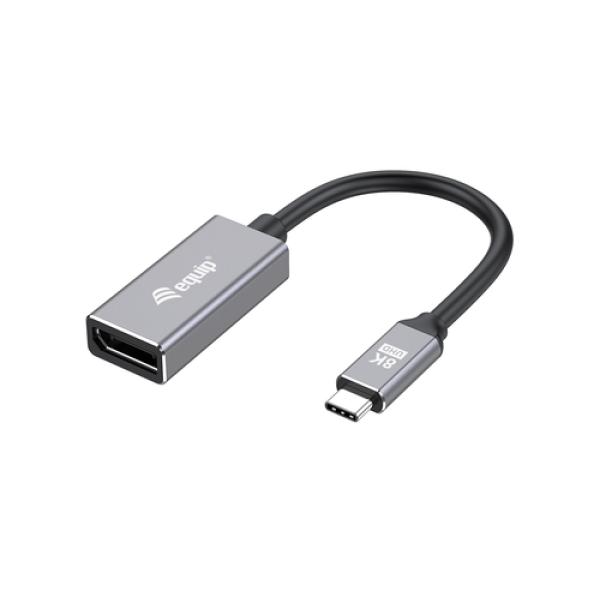 Adaptador Usb-c Macho A Displayport 1.4 8k Equip