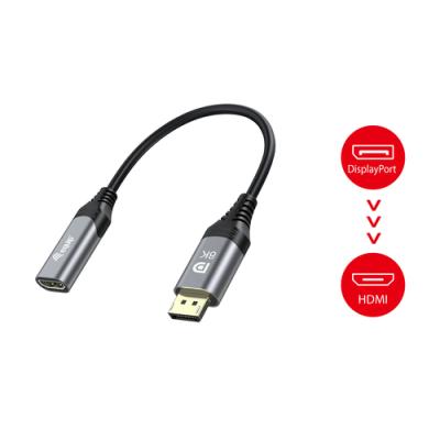 Cable Adaptador Displayport 1.4 A Hdmi Hembra 8k 0,15cm Equip