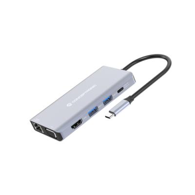 Docking Usb-c Conceptronic Donn20g 1xhdmi 4k 1xvga 3xusb-a 3.0