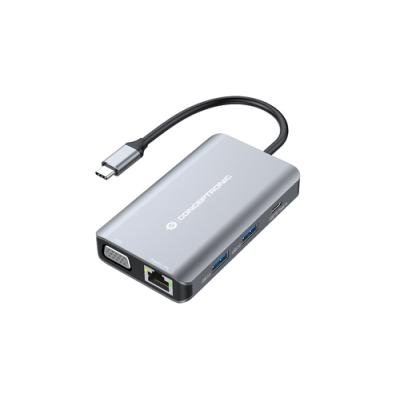 Docking Usb-c Conceptronic Donn21g Hdmi Vga Usb 3.0 Lan Gigabit