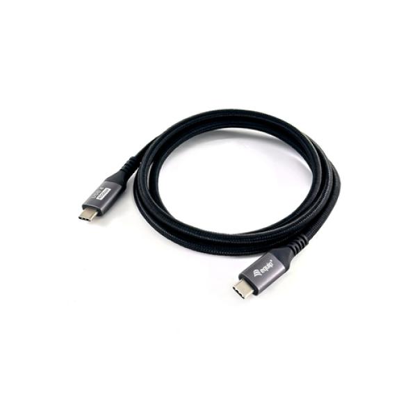 Cable Usb-a Macho Usb-c Macho Usb 4 Gen2x2 1.2m Transferencia 20g 100w 4k Color Negro