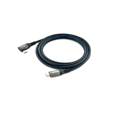 Cable Usb-c Macho - Usb-c Macho Acodado 90º 1 Metro Equip 5a