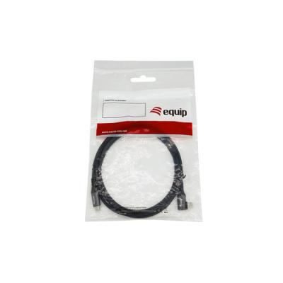 Cable Usb-c Macho - Usb-c Macho Acodado 90º 1 Metro Equip 5a