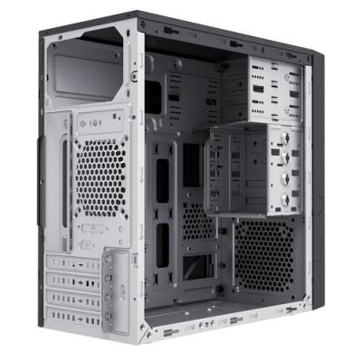 Caja Micro Atx Unykadch Aero C12 Frontal Imitacion Aluminio