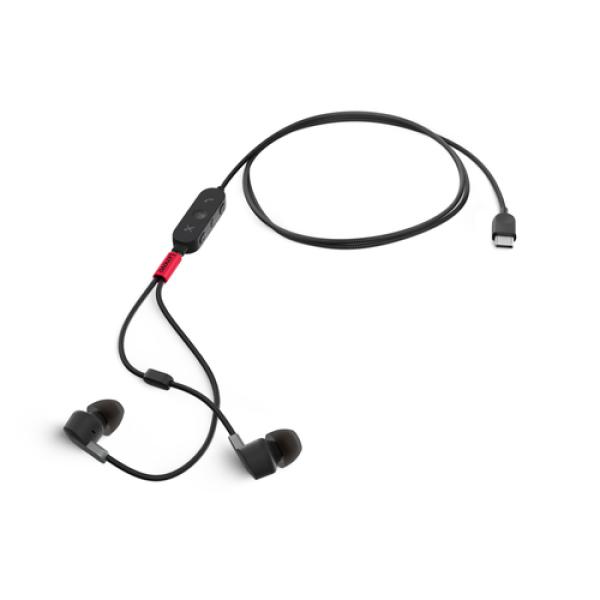 Auricular Lenovo Go Usb-c Anc + Microfono Con Cancelacion De Ruido Ambiental