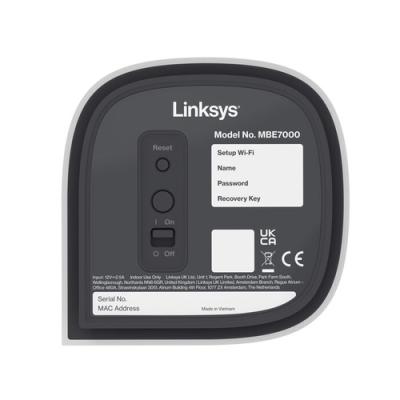 Punto De Acceso Interior Mesh Wifi 7 Linksys Mbe7002-ke Be11000