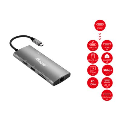 Docking Usb-c Equip 133490 A 1xhdmi 4k 1xusb-c 2xusb-a 5gb/s