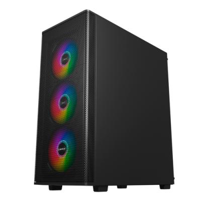 Caja Atx Semitorre Gaming Unykach Atx Uk 511303 Color Negro