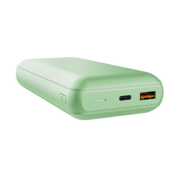 Powerbank Universal Trust 25035 Redoh 20000mah Color Verde 18w Carga Rapida 2xusb-c 1xusb-a