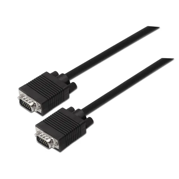 Cable SVGA Aisens A113-0069/ VGA Macho - VGA Macho/ Hasta 3W/ 10Mbps/ 3m/ Negro