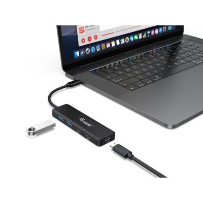 Hub Usb-c Equip Life 128964 4 Puertos 2xusb-a 3.0 2xusb-c 3.2