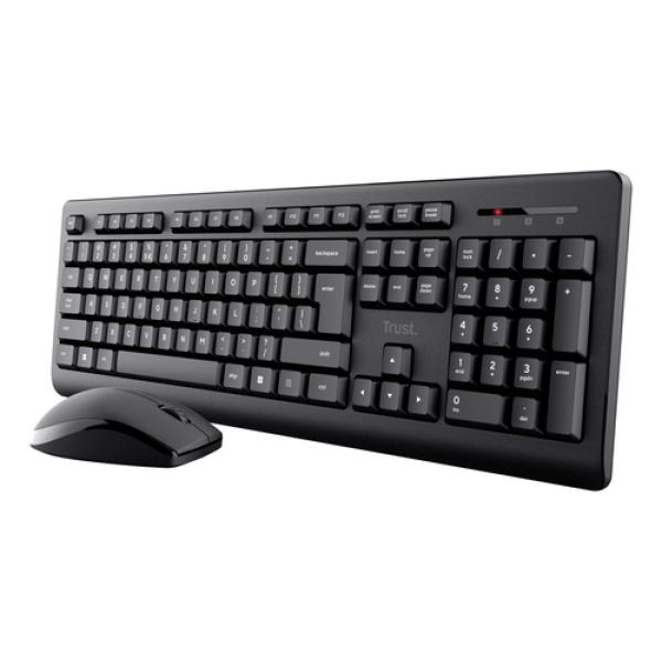 Pack Teclado Y Mouse Wireless Trust Primo Receptor Usb 25433