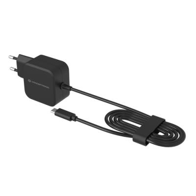 Cargador De Pared Conceptronic Ozul04be 67w Gan Pd Cable Usb-c