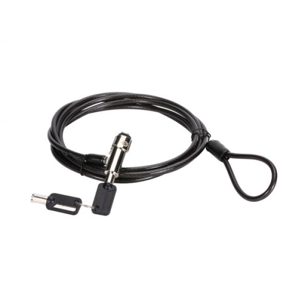 Cable De Seguridad Conceptronic Custodio02bn Nano Por Llave 1.8m